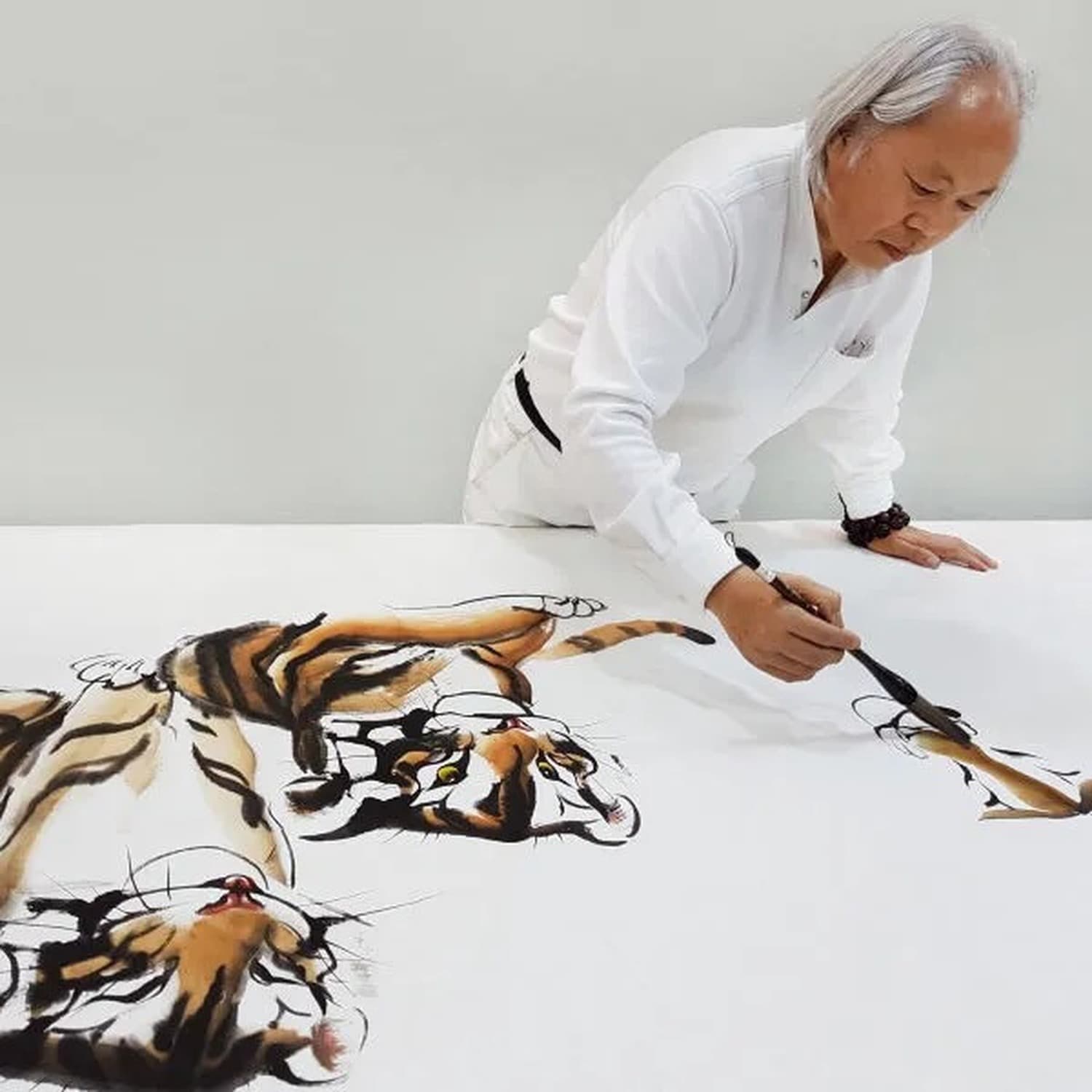 Zhang Jinsheng at work